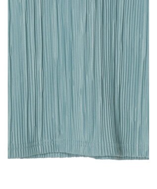 Green Parks プリーツ５分袖プルオーバー Sax