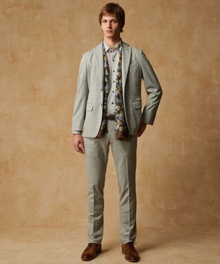 JOSEPH ABBOUD 【キングサイズ・ストレッチ/弱撥水】ムリネジャージー ジャケット ベージュ系