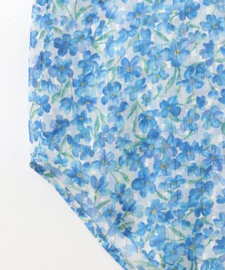 組曲 【23SS】ヴィンテージフラワープリント ブラウス ブルー系5
