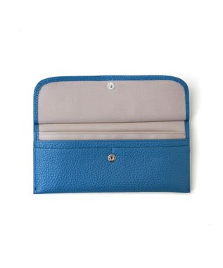FOLNA RD アドリアレザー フラット長財布 ブルー