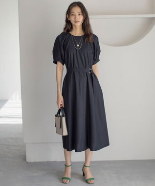  リネンレーヨン ワンピース