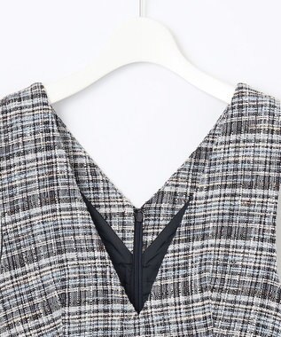 Feroux 【洗える】ツイード ジャンパースカート ピンク系9