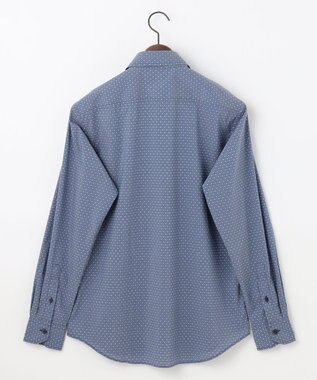 JOSEPH ABBOUD 【ストレッチ・洗える】ストレッチ プリント シャツ ネイビー系5