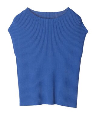 Green Parks ・Ｐｅｔｉｔ　Ｆｌｅｕｒ　フレンチスリーブリブニット Blue