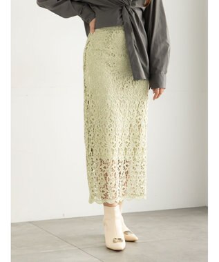 Te chichi ケミカルレースナロースカート《2025Autumn catalog vol.2 item》