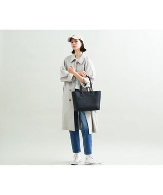 genten ミネルヴァ トートバッグ（中） クロ