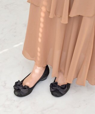 Bridget Birkin ＜3E＞【Bridget Birkin Walk】グログランリボンウォーキングパンプス ブラック