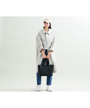 genten ミネルヴァ トートバッグ（中） クロ