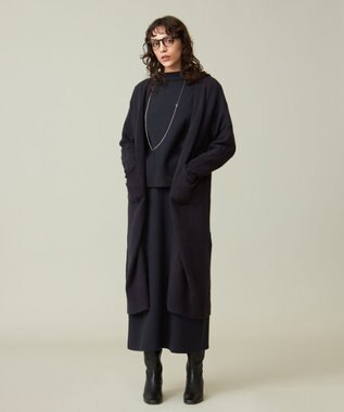 J.PRESS YORK STREET 【WOMEN】FOXMIX ニットカーディガン ネイビー系