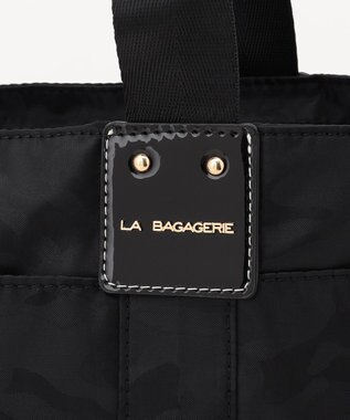 LA BAGAGERIE はっ水ジャカード2WAYトートバッグ ブラック