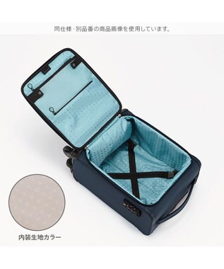 ACE BAGS & LUGGAGE Proteca フィーナRF LTD スーツケース 18L 機内持込 小紋柄 13061 プロテカ ベージュ