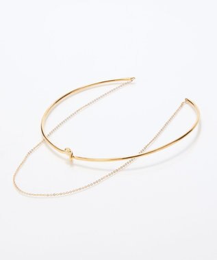 Phoebe ノットラインレイヤードチョーカー　ゴールド/ネックレス/ネックカフ/36cm ゴールド