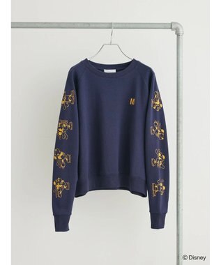 Green Parks Ｄｉｓｎｅｙ／裏毛袖プリントスウェット