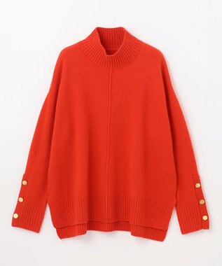 GRACE CONTINENTAL メリノウールニットトップ レッド