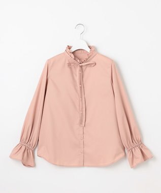 Feroux リボンディテール ブラウス ピンク系