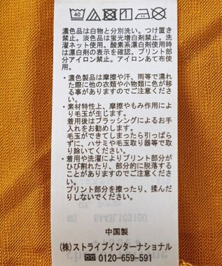 Green Parks シアーロゴ長袖プルオーバー Orange