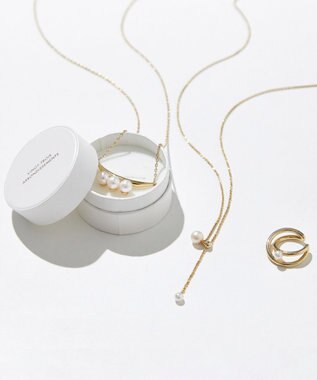 23区 アコヤパール イヤーカフ ゴールド系