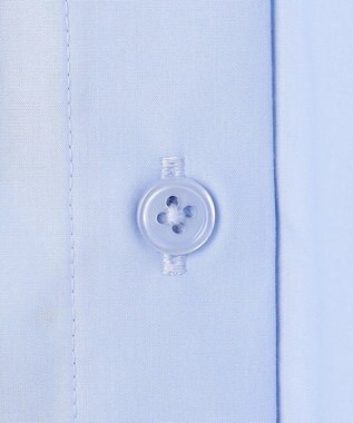 UNFILO フリルネック ブラウス サックス