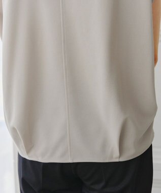 Tiaclasse 【洗える】ドルマンラメスリーブトップス グレー