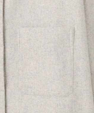 J.PRESS YORK STREET 【WOMEN】バンドカラーブラウス アイボリー系