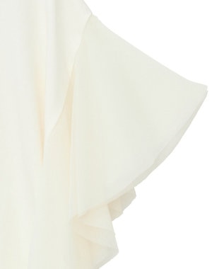 AMERICAN HOLIC 袖チュールサイドスリットプルオーバー Ivory