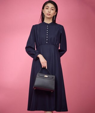 組曲 ベルトデザインスクエアショルダーバッグ ブラック系