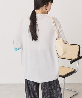 AMERICAN HOLIC 配色コクーンシルエットニット Light Gray