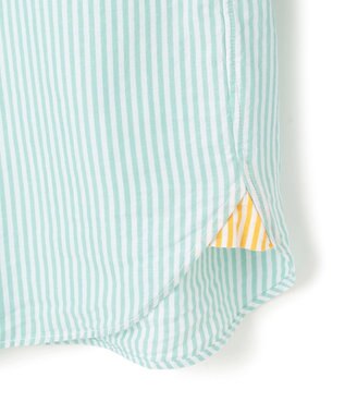 J.PRESS YORK STREET 【UNISEX】クレイジーパターン バンドカラーシャツ イエロー系8