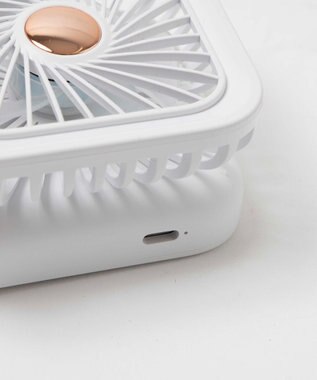 WEGO 【冷却/携帯扇風機】マルチWAYハンディファン ホワイト