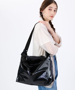 DELUXE ZIPTOP TOTE/リサイクルドブラックJP / LeSportsac