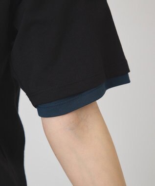 AMERICAN HOLIC 【2点セット】レイヤードシアーTシャツ Black