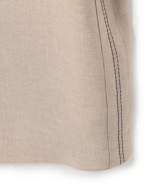 ICB 【WEB＆一部店舗限定】SerikaWorsted シャツブラウス ベージュカーキ