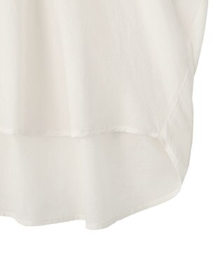 YECCA VECCA バック刺繍バンドカラーシャツ Off White