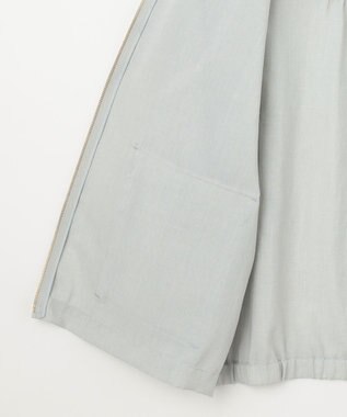 J.PRESS LADIES L 【WEB限定・洗える】ボイルドワッシャー ブルゾン ライトグレー系