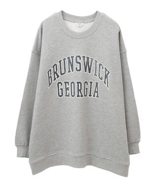AMERICAN HOLIC ＢＲＵＮＳＷＩＣＫ　ＧＥＯＲＧＩＡ　ＢＩＧスウェット Light Gray Mixture