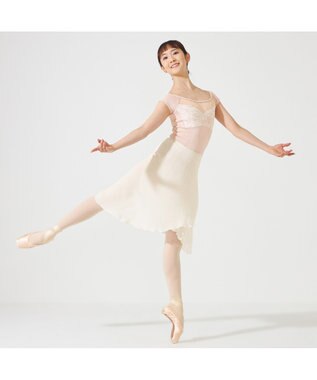 Chacott ◎【Nela ライン】キャップスリーブレオタード ヨーロピアンピンク