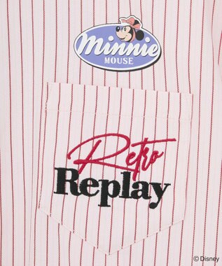 Green Parks ミッキー＆フレンズ／オーバーサイズシャツ Pink