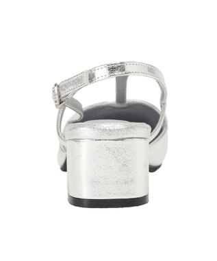 AMERICAN HOLIC Tストラップスクエアパンプス Silver