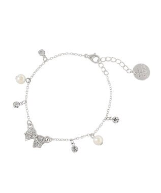 Maison de FLEUR リボンパールブレスレット Silver