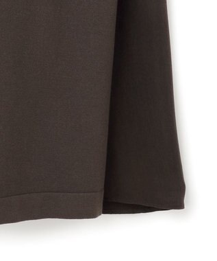 23区 L 【洗える/吊り干しOK】ヴィスコースストレッチ  バックデザイン ニットワンピース ブラウン系