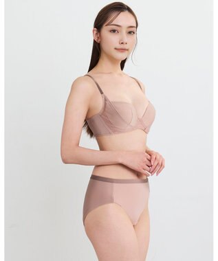 WACOAL WEB限定 ブラジャー 【ハグするブラ】 体温を感知してカラダになじむ 谷間メイク 脇高設計 Gカップまで対応 大きいサイズ レディース BMM700 /ワコール ピーチ