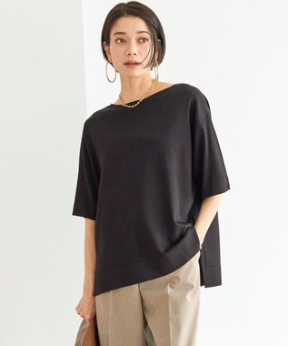  スゴ機能 ハーフスリーブニットT