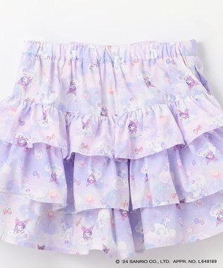 ANY KIDS 【サンリオキャラクターズ×any FAM】フリルショートパンツ ラベンダー×クロミ