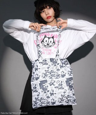 Green Parks ■ＦＥＬＩＸ　フェイスロゴｐｔ　ロンＴＥＥ White