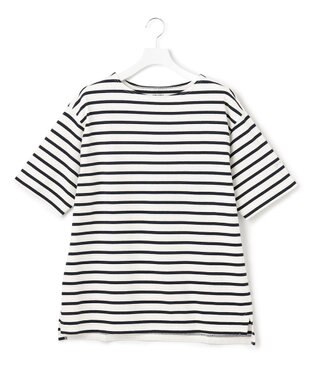 J.PRESS YORK STREET 【UNISEX】天竺ボーダーTシャツ ネイビー系1