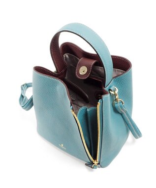 PELLE BORSA 2ウェイショルダーバッグ Reinette レネット 4741 ブルーグレー