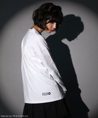 Green Parks ■ＦＥＬＩＸ　フェイスロゴｐｔ　ロンＴＥＥ White