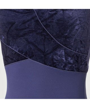 Chacott ◎【Nela ライン】ジュニア ノースリーブレオタード ネイビー