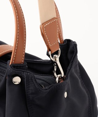 LA BAGAGERIE タックラウンド2WAYミニバッグ ネイビー