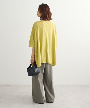 Green Parks スラブカットチュニック Lime Green